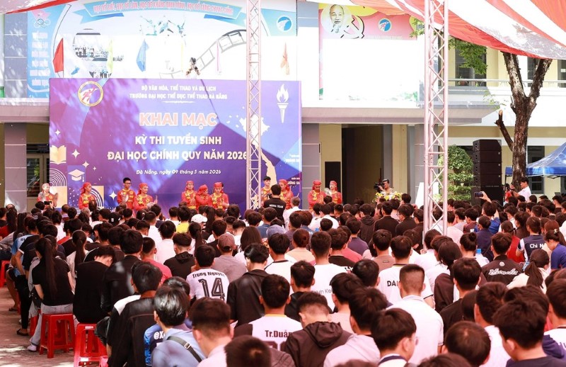 Kỳ thi tuyển sinh đại học chính quy 2026: Khẳng định uy tín và sức hút của Trường Đại học Thể dục Thể thao Đà Nẵng